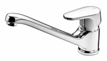 Stojánková dřezová baterie Sink mixer Смеситель для мойки Do vyprodání zásob Délka výtokového ramínka 240 mm. The spout length is 240 mm.