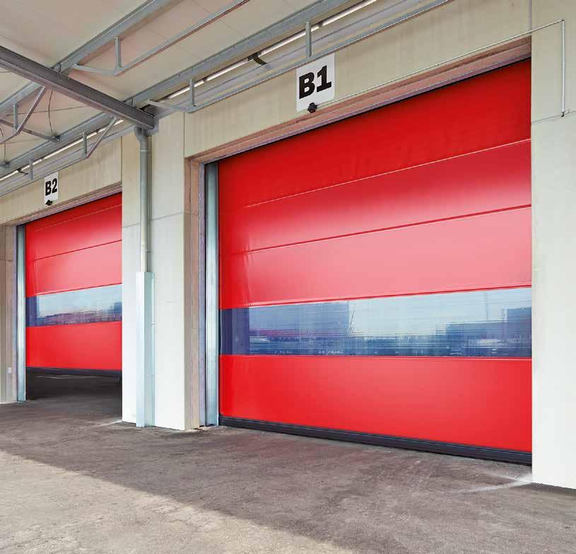 Flexibilné rýchlobežné brány Vnútorné a vonkajšie brány Typ brány V 6030 SEL Špeciálne