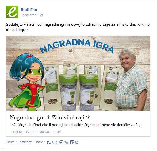 sodelovanje, žrebanje, promocija na portalu, promocija na družbenih omrežjih.