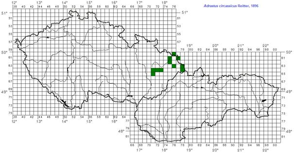 Elateridarium 12: 7-17, 2018 11 Gruzie: Batumi, 7. VI. 1984, 2, K. Poláček leg., J. Mertlik coll. Turecko: Provincie Artvin, Cankurtaran gecidi, Borcka env., 2.-3. VII. 1993, 1, O. Hovorka leg., I.