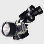 KAPESNÍ SVÍTILNY LED HEADLAMP Svítilna LED HEADLAMP je čelová svítilna s třemi jasně bílými LED a jedním intenzivním světelným zdrojem XENON MINIWATT (výkon 4 V/0,6
