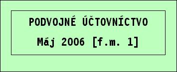 SPRACOVANIA. Hodnotu 1 bezdôvodne nemeňte! Dovolené meniť, len ak meníte účtovné obdobie ( fiškálny rok) na iné. Ak napr.