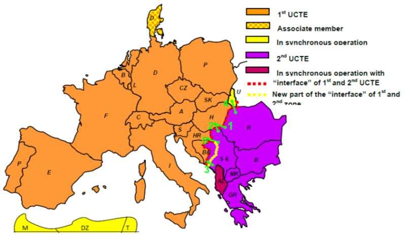 Průběh frekvence po vzniku deficitu