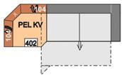 415 SERRKV 92 421 REKV 104 412 RERRKV 104 400 E 104 92 104 104 104 Špičatý roh s nastavením opěrky hlavy a oboustranným relaxačním opěradlem (bez opření o stěnu),