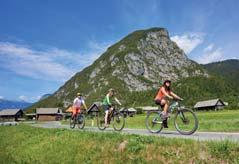 Cca 12 km okruh po lesních cestách zakončený sjezdem přes planiny k přírodnímu klenotu Julských Alp jezeru BOHINJ. Procházka k vodopádu SAVICA.