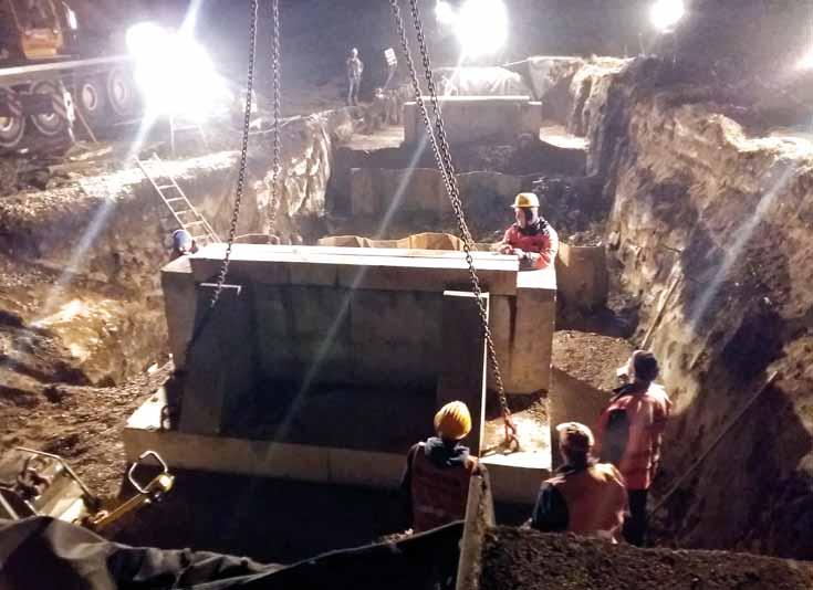 _ EU FONDOVI PRIPREME ZA DOLAZAK NOVOG IZVOĐAČA RADOVA PIŠE: Branimir Butković FOTO: Branimir Butković Dio radova koji se trenutačno izvodi na gradilištu pruge Dugo Selo Križevci na području grada