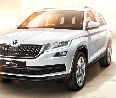 6 DRSNÁ KRÁSA 7 Pripravená vydať sa aj do tých najťažších podmienok ŠKODA KODIAQ vyžaruje majestátnu silu.