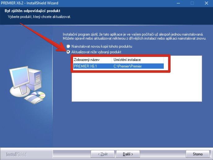 2, který můžete přenést např. na flashdisku do počítače a instalovat. Postup pro instalaci je standardní jako v minulých letech a návod můžete nalézt v novinkách verze X6.2. Pokud spustíte instalaci Setup.