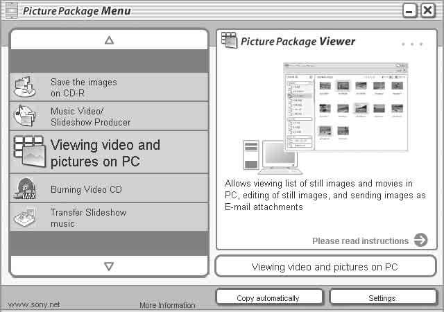 Použití dodávaného software Tato část popisuje příklad postupu použití počítače se systémem Windows.