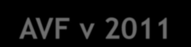 AVF v 2011 Všetky čiastkové činnosti a hlavné procesy vo výkone podpornej činnosti fondu a v získavaní finančných zdrojov sú zabezpečené v potrebnej kvalite a rozsahu.