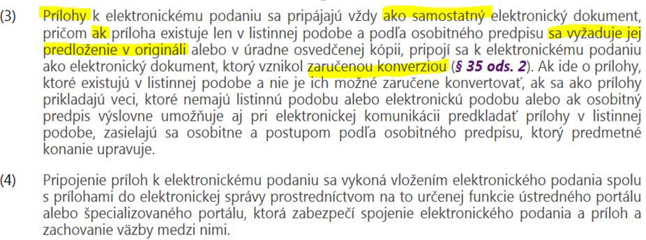 Elektronické podanie 25 ods.