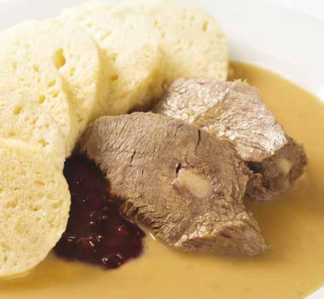 POLEDNÍ SIESTA hlavní jídla main course Hauptgerichte SVÍČKOVÁ NA