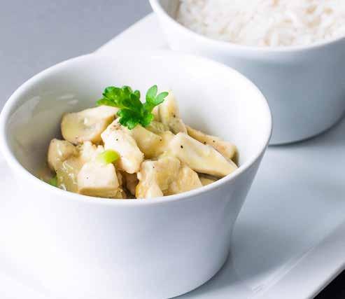 POLEDNÍ SIESTA specialita specialty Spezialität VEPŘOVÁ PEČENĚ S RESTOVANOU CUKETOU A ŠPENÁTEM NA SLANINĚ, OPÉKANÉ BRAMBORY Roasted