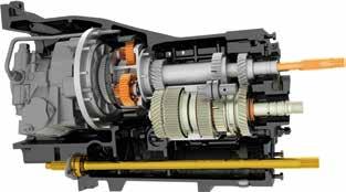 1 2 CVX S NEJVĚTŠÍ ÚČINNOSTÍ Definice plynule měnitelné výkonnosti. 1 Dvouspojková technologie DKT 2 Převodovka CVX plynule z 0 na 50 km/hod.