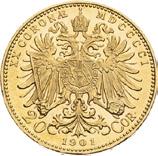 20 Korona 1900 20 Corona 1900 20 Kronen 1900 ṅ Vídeň /
