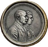 Stříbrná svatba s Wilhelmínou rodem Kinsky Medal Francis Joseph Auersberg 1903.