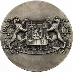 Edvard Beneš - Election as president 18/12/1935 Medaille 1936.