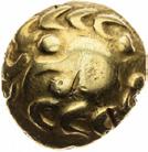 Keltské mince Celtic coins / Kelten Keltské mince Celtic coins / Kelten 1. Statér (150-75 před Kristem). Německo. Vindelikové, Ptačí hlava. Typ Kellner II D Stater (150-75 B.C.). Germany. Vindelici.