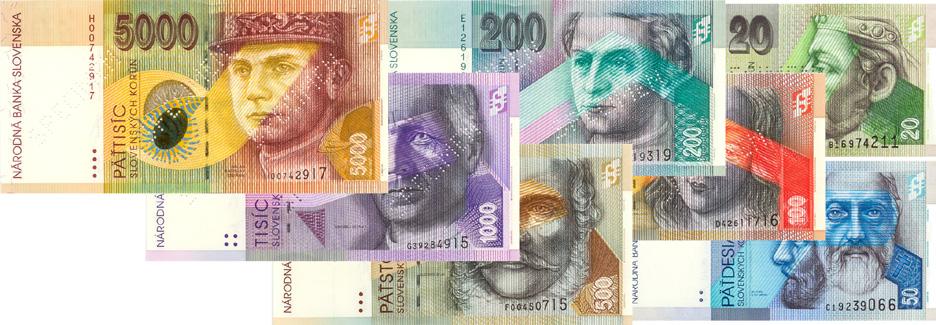 Papírová platidla Paper Money / Papiergeld 385. Vězeňské poukázky 1975 (7 ks).