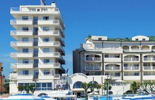 Pobřeží Rimini se dělí do několika částí: Torre Pedrera, iserbella, iserba (nachází se zde výstava Italia in Miniatura), Rivabella, San Giuliano Mare (tyto části se nachází severně od centra).