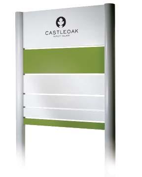 Modular Sign Systems 85 Infopanel Infopanel je klíčem ke skvěle vypadajícímu exteriérovému značení. Je tak univerzální, jak jen budete potřebovat.