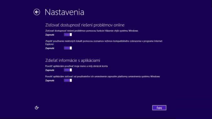 počítača Podeliť sa so spoločnosťou Microsoft o svoje skúsenosti a pomôcť zlepšiť systém