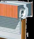 unter die Fassade oder Erwärmugssystem geeignet ist die mit PUR-Schaum ausgefüllten Alu-Lamellen oder Kunststoff Lamellen Möglichkeit der Ausführung mit dem integrierten