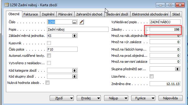 Správa Financí ->Finance -> Historie-> Poslední řádek žurnálu ->Hodnota skladu->tlačítko Žurnál->Věcné položky : (Vidíte sekvenci zaúčtování hotových výrobků, spotřeby,