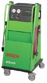 pro menší servisy a sezónní nasazení - interní databanka hodnot - přesná elektronická váha chladiva - robustní kontrukce Bosch ACS 450 určeno především pro servis autobusů a jiných vozidel s
