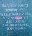 NEZNÁMY PARTIZÁN GAVENDA ĽUDOVÍT 19 R. NEZNÁMA ŽENA DOBIÁŠ PETER 51 R.