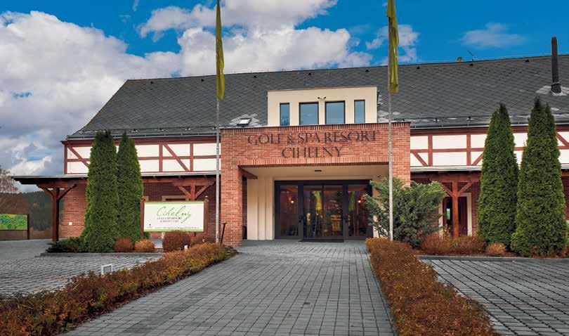 BAZÉN WHIRLPOOL SAUNA PÁRA GOLF & SPA RESORT CIHELNY**** Cihelny, Karlovy Vary, západní Čechy TÝDENNÍ CVIČENÍ V ČR CVIČENÍ V ZAHRANIČÍ n Ubytování: jedno-, dvoulůžkové pokoje Junior Suite velký pokoj