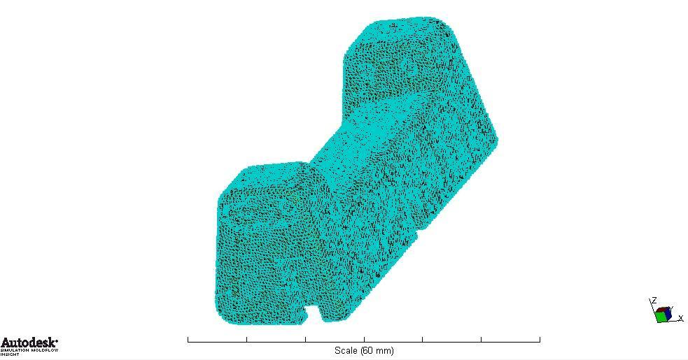 Mesh statistics po úpravě