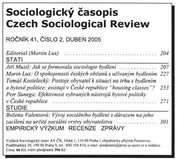 Demografie, 2005, roč. 47, č. 3 TEREZIE KRETSCHMEROV vystudovala demografii na P ÌrodovÏdeckÈ fakultï Univerzity Karlovy.