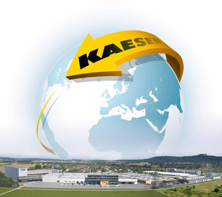 www.kaeser.com KAESER jsme oma na celém sětě Jako jeen z nejětích sětoých ýrobců kompresorů je fi rma Kaeser KomPressoreN přítomná na celém sětě.
