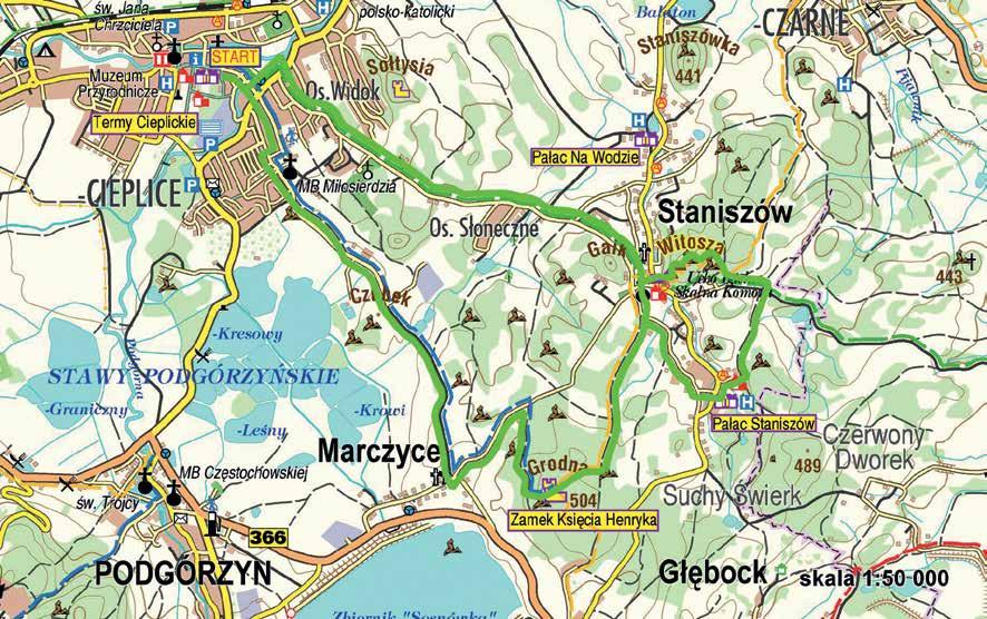 4. Grodna Witosza Staniszów Vzdálenost: