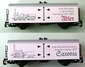 "Adler / Saxonia" T435 ČSD HO 500134 Krémová, černá střecha,