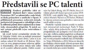 Hlavní sponzor akce firma OKIN připravila nejen hodnotné ceny pro vítěze, ale i menší dárky pro všechny ostatní finalisty, neboť i jejich práce byly velmi zdařilé.