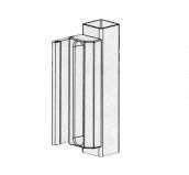 LAKQ 4040 U2L, pre profil 40-60mm 77,60 Zámok