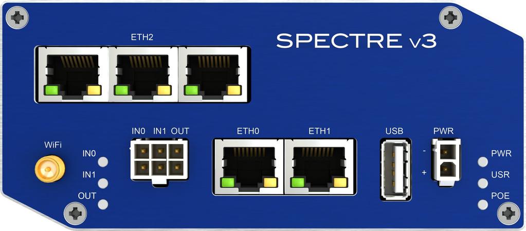 Všechny varianty mohou být vybaveny PoE PD (Power over Ethernet powered device), kdy je možné router napájet pomocí ethernet rozhraní ETH0 a ETH1, nebo PoE PSE (power source equipment), kdy router