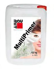 a až potom zrealizovať novú fasádnu farbu Baumit NanoporColor alebo Baumit StarColor. Baumit MultiWhite Renovačná stierka Vyrovnávacia a výstužná stierka alebo renovačná omietka.