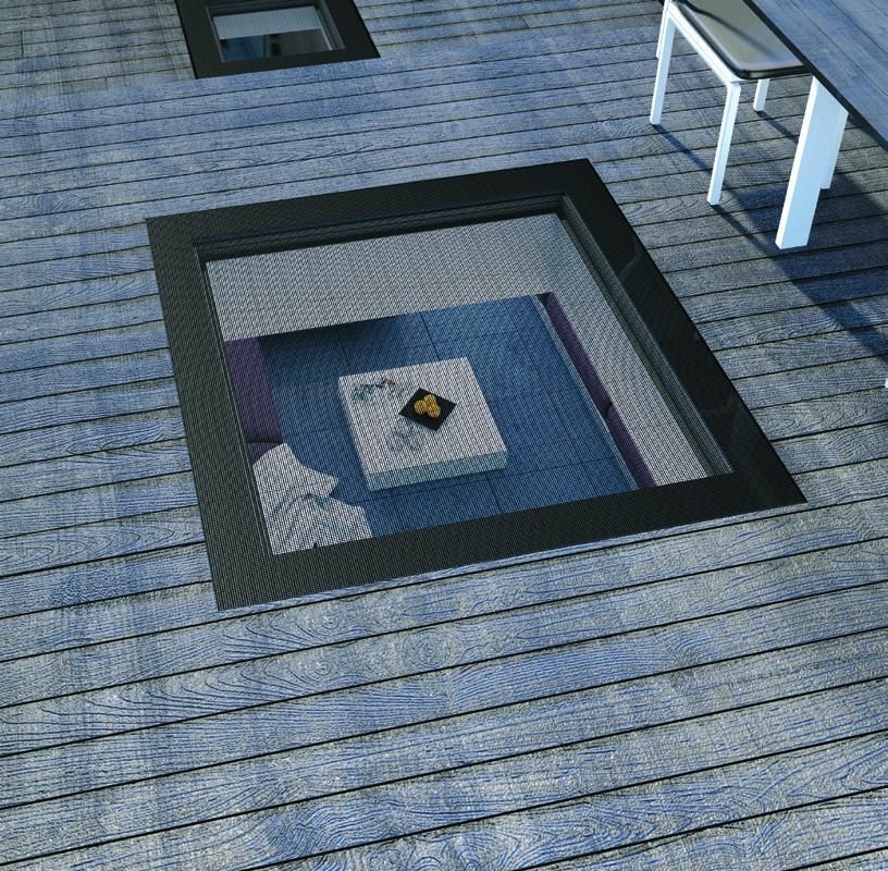 DXW NOVINKA OKNO DO PLOCHÝCH STŘECH DXW Okno do plochých střech DXW nabízí zcela nové možnosti využití plochých střech.