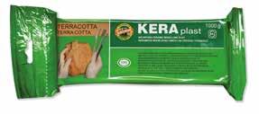 233 KERAPLAST 300 g / 1000 g 131708 / 131706 white / bílá KERAPLAST 300 g / 1000 g 131709 / 131707 terracota / terakota KERAPLAST LIGHT 130 g / 400 g 131696 / 131697 white / bílá Air drying modelling