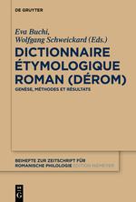 K prohloubení informace <http://www.atilf.fr/derom> Éva Buchi, «Des bienfaits de l application de la méthode comparative à la matière romane : l exemple de la reconstruction sémantique».
