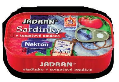 Jadran v tomatové omáčce 125g 24 8594009060087