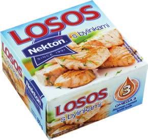 Losos WELLNESS 170g Losos NEKTON 80g 2051 Losos ve vlastní šťávě