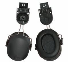 EN / Optime II, helmet attachments, wide and comfortable rings are filled with a combination of fluid and foam, optimal sealing and low pressure. Sound attenuation 31.