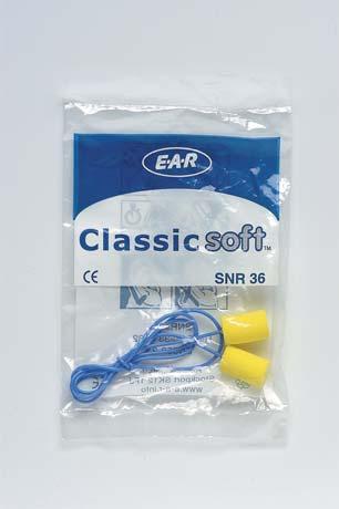 pokožku, omyvatelné, snadné a pohodlné použití E A R Classic Soft vyšší