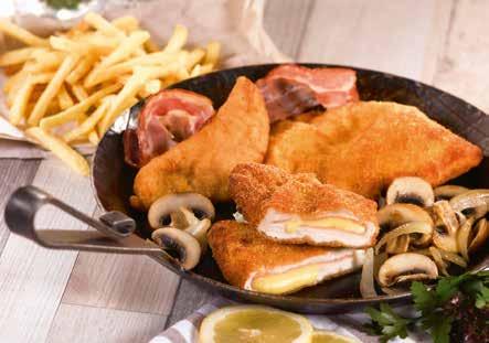 cibulce se slaninou, hranolky A, C A, C, F, G 1 Kuřecí Cordon bleu