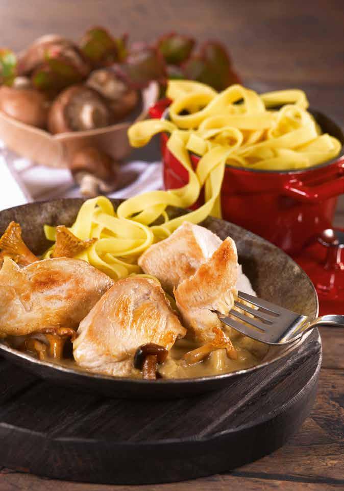TOP SELLER 1 Creamy-Chicken-Penne grilované kuřecí medailonky podávané na