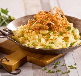 tagliatelle s krémovou houbovou omáčkou A, C, F, G, L, M, N 159,- Špecle
